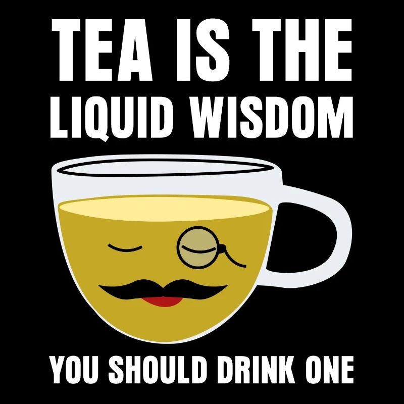 Tea Drinker Teacup Funny Tea Bag Tea