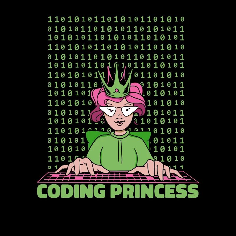 Développeur Coder Programmeur Princess