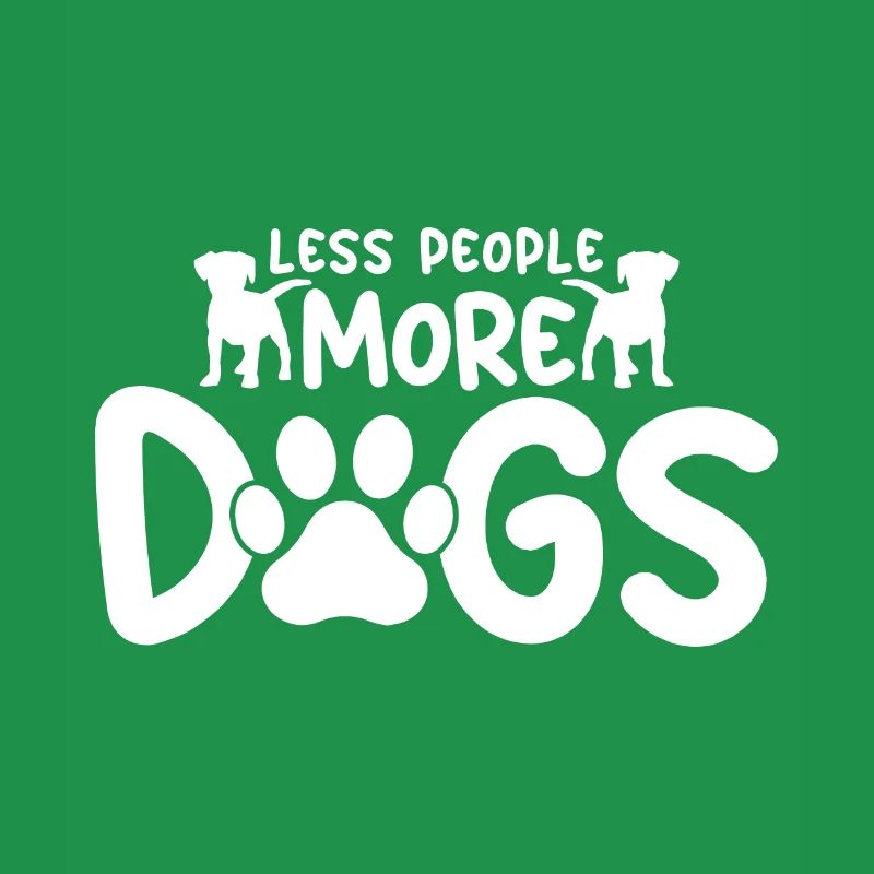 Moins de gens Plus de chiens