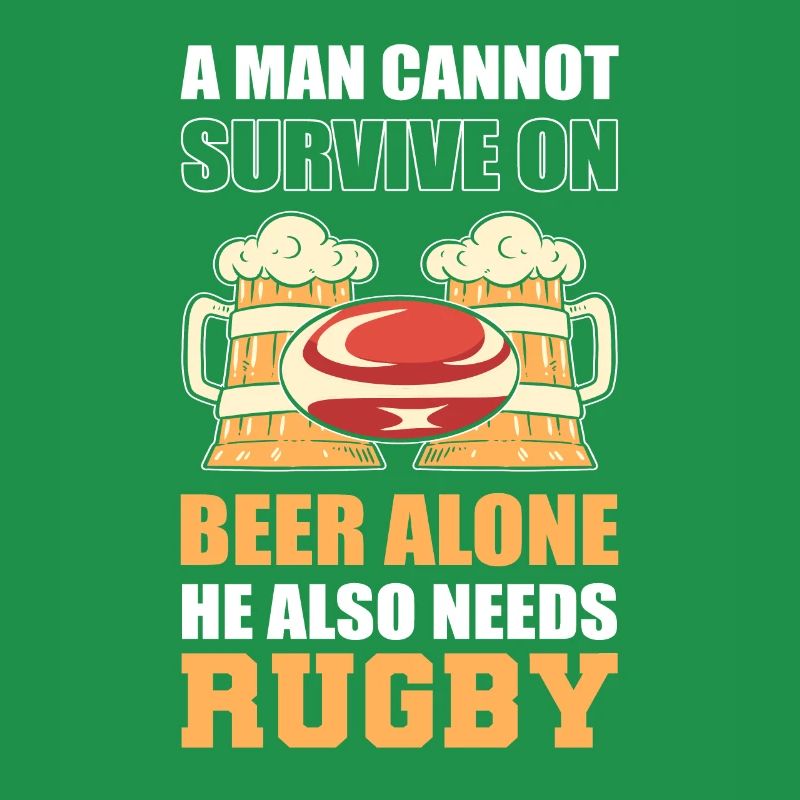 A Man Cannot Survive On Beer Alone He Also Needs