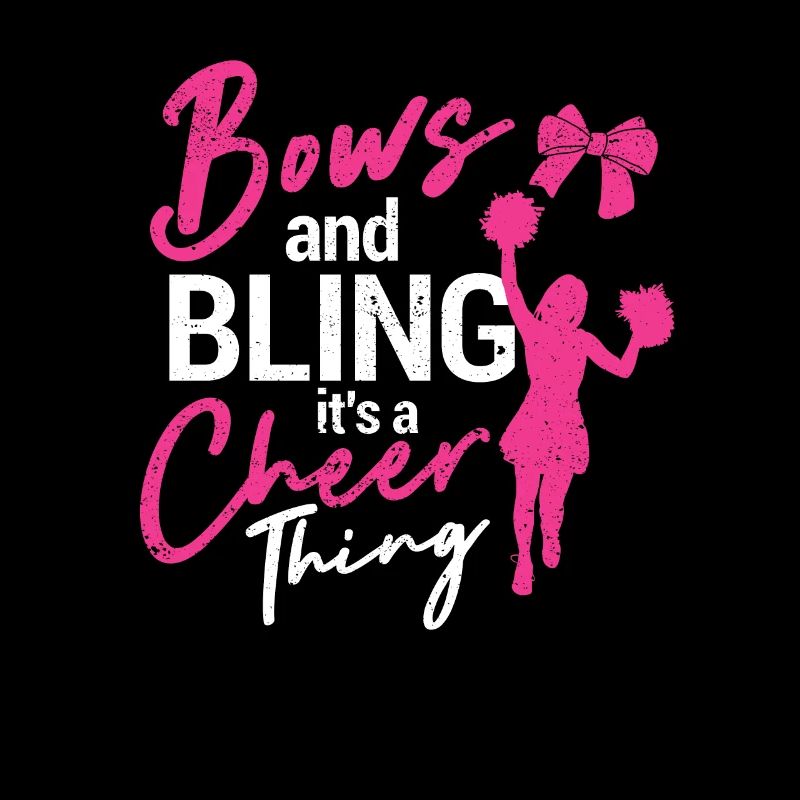Bows and bling be a cheering thing funny