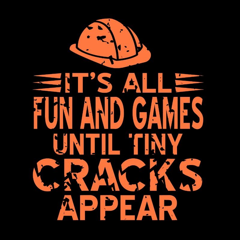 All Fun & Games Until Tiny Cracks Appear Funny