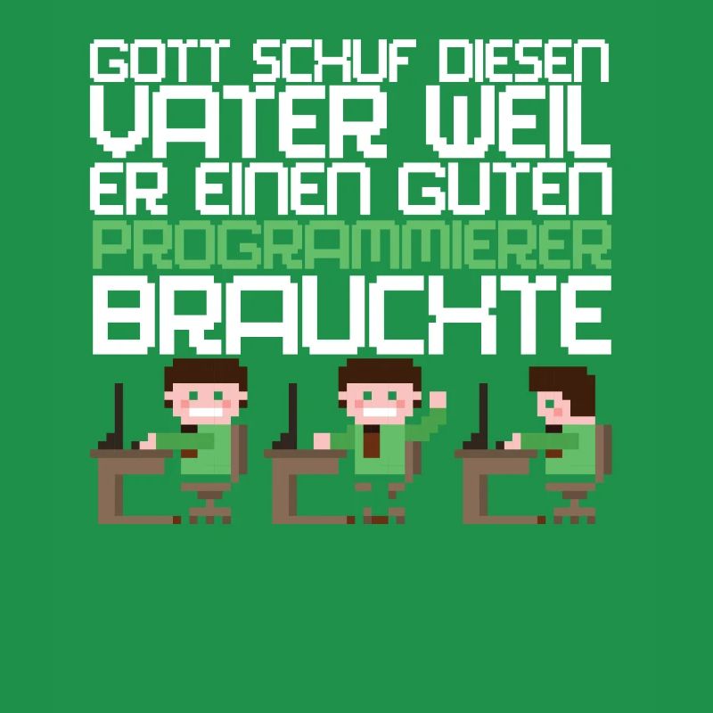 Entwickler Coder Programmierer Vater