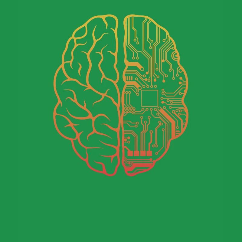 Programmer HTML - Developer Programming Brain Cool