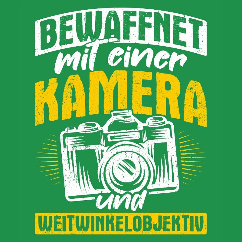 Bewaffnet mit einer KAMERA und WEITWINKELOBJEKTIV