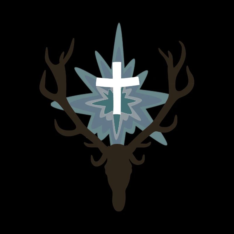 Symbole de la chasse - le St. Hubertus Hirsch