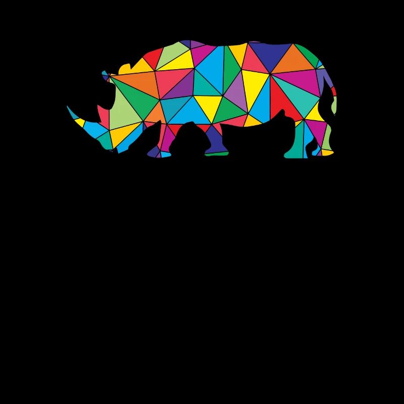 Low Poly Rhinozeros Geometrie Rhinozeros