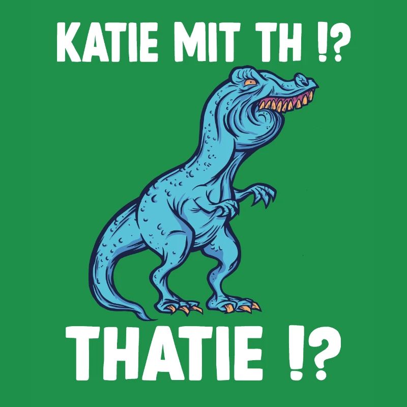 Katie oder Kathie T-Rex Überbiss Dinosaurier Meme
