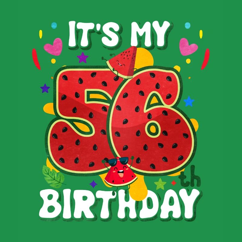56e anniversaire de la pastèque