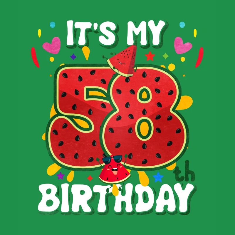 58e anniversaire Pastèque