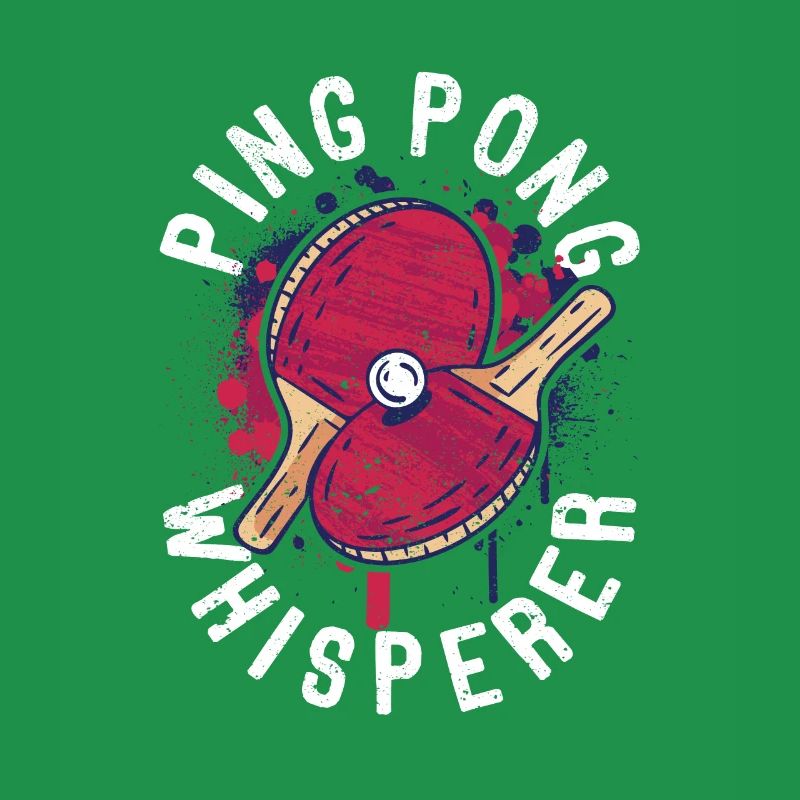 Ping Pong Whisperer Paddle Balls Master Funny