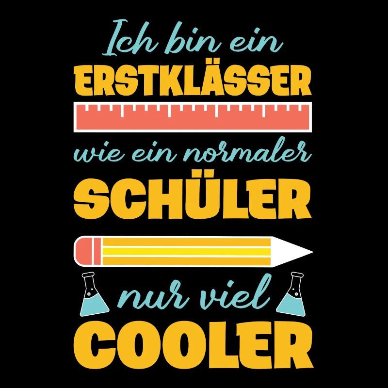 Erstklässler Einschulung Schüler nur viel Cooler