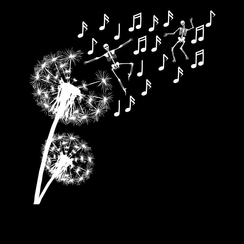 Dandelion Halloween Dancing Skeletons