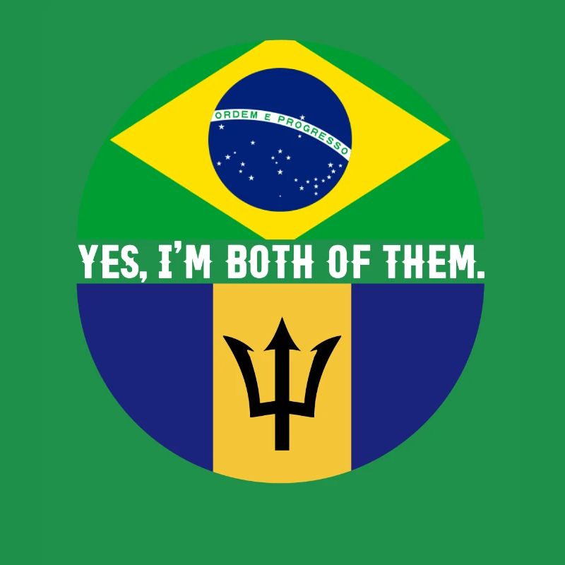 Drapeau de la Barbade Bayan barbadien