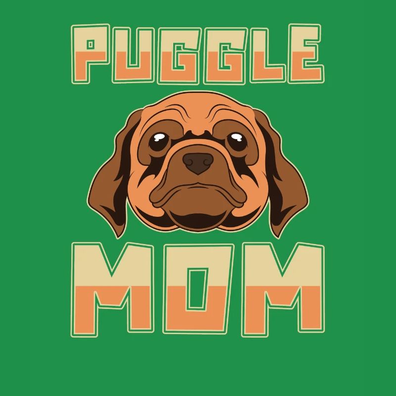 Hunde Mama Haustier Muttertag Geschenk Puggle