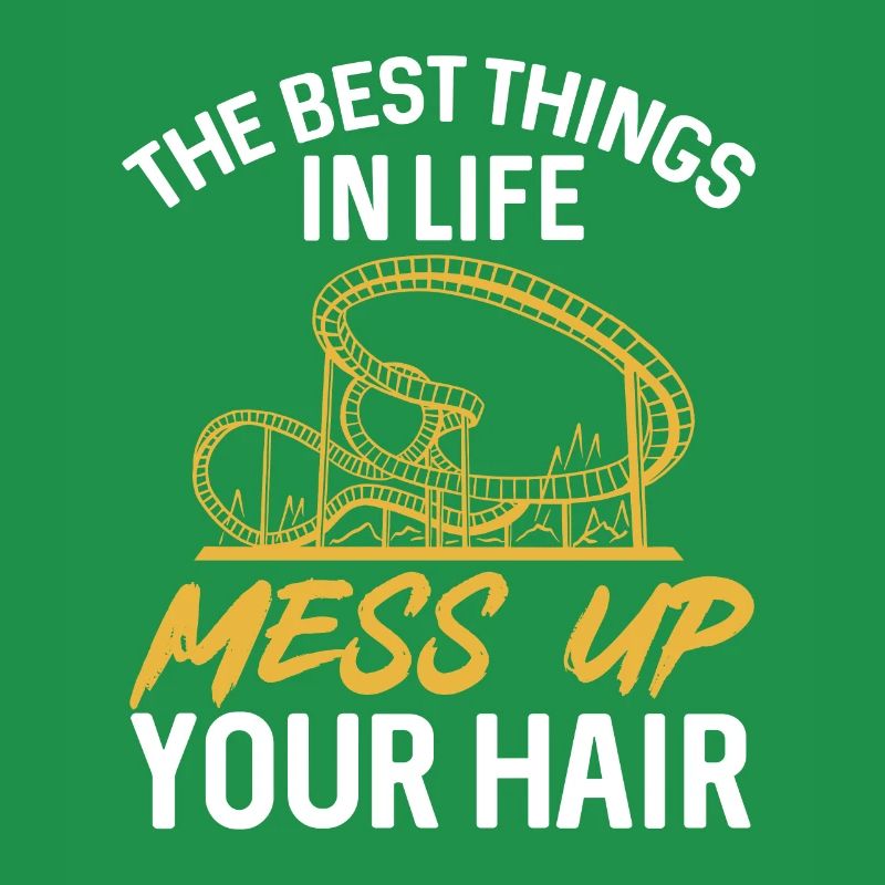 Achterbahn Rollercoaster Freizeitpark