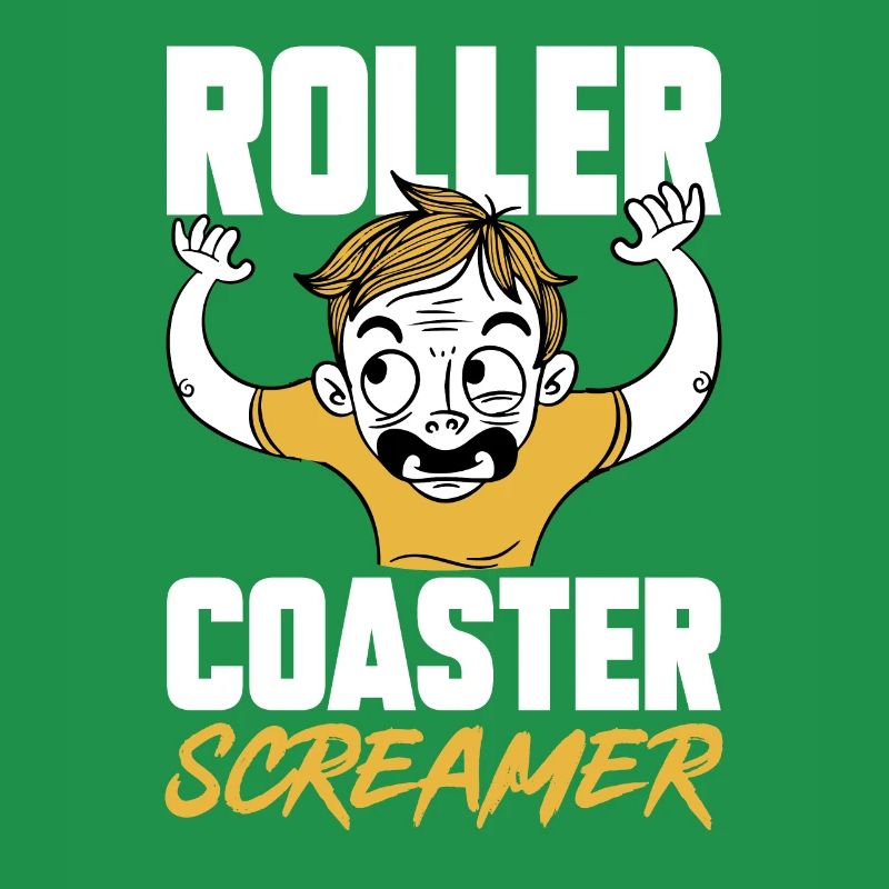 Achterbahn Rollercoaster Freizeitpark