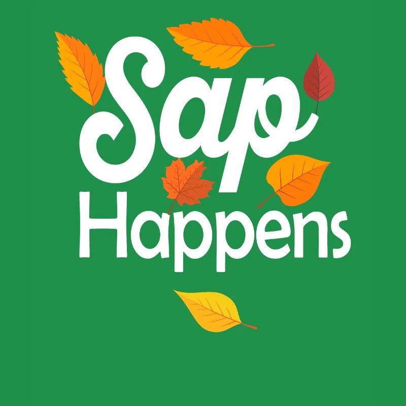 Maple Syrup Tree Tapping Funny Autumn Pancake