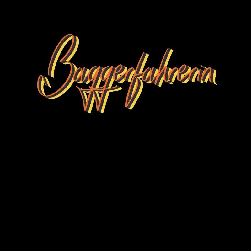 Bagger-Fahrer Abschluss-Geschenk Baggerfahrerin
