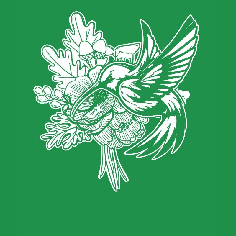 Colibri, Fleurs, Oiseau De Fleur