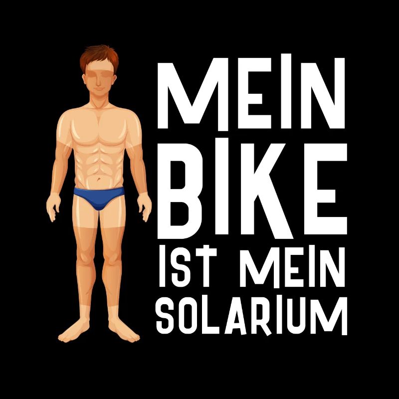 Mon vélo est mon solarium Cycliste