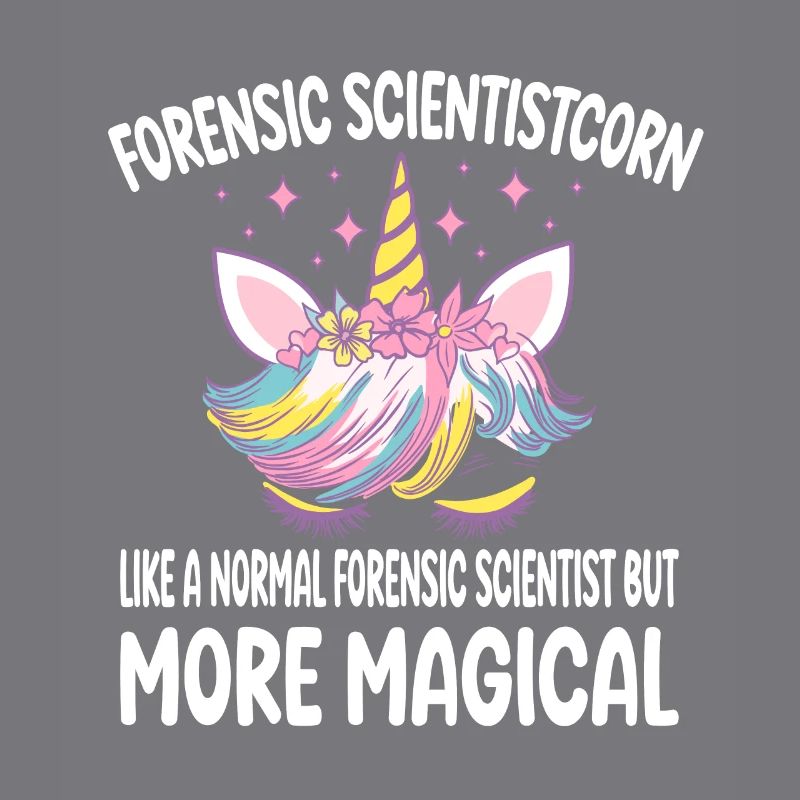 Forensic Scientistcorn comme un scientifique normal
