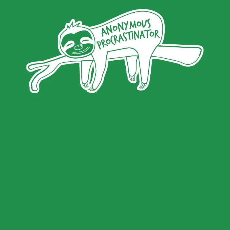 Sloth Procrastinating Procrastinators