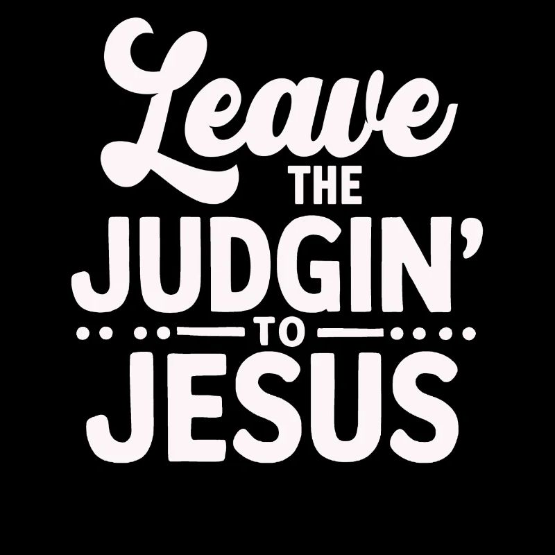Überlassen Sie das Urteil Jesus