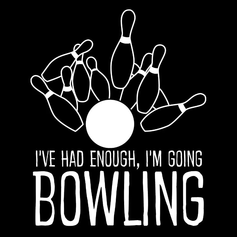 Boule de bowling et quilles de bowling