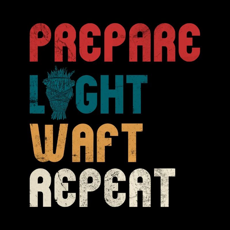 Prepare Light Waft Repeat Smudging Stick Energy