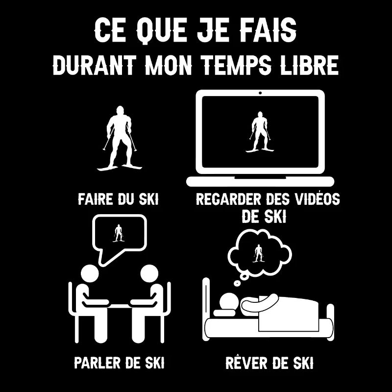 temps libre ski humour