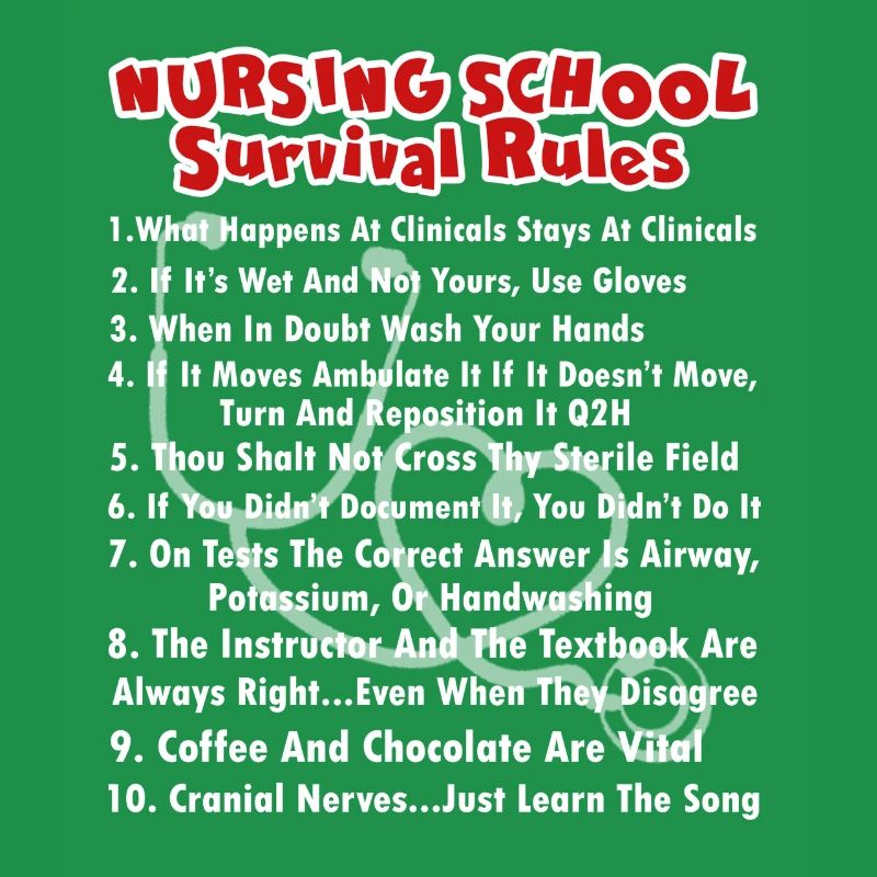Nursing School Survival Rules
