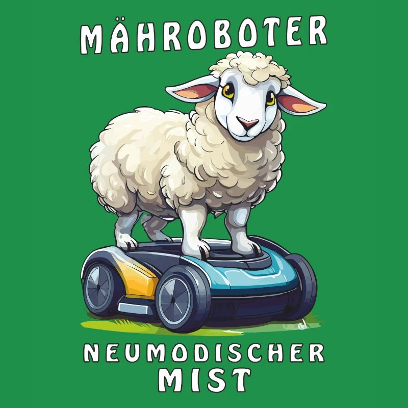 SHEEP ROBOTIC LAWNMOWER NEWFANGLED CRAP