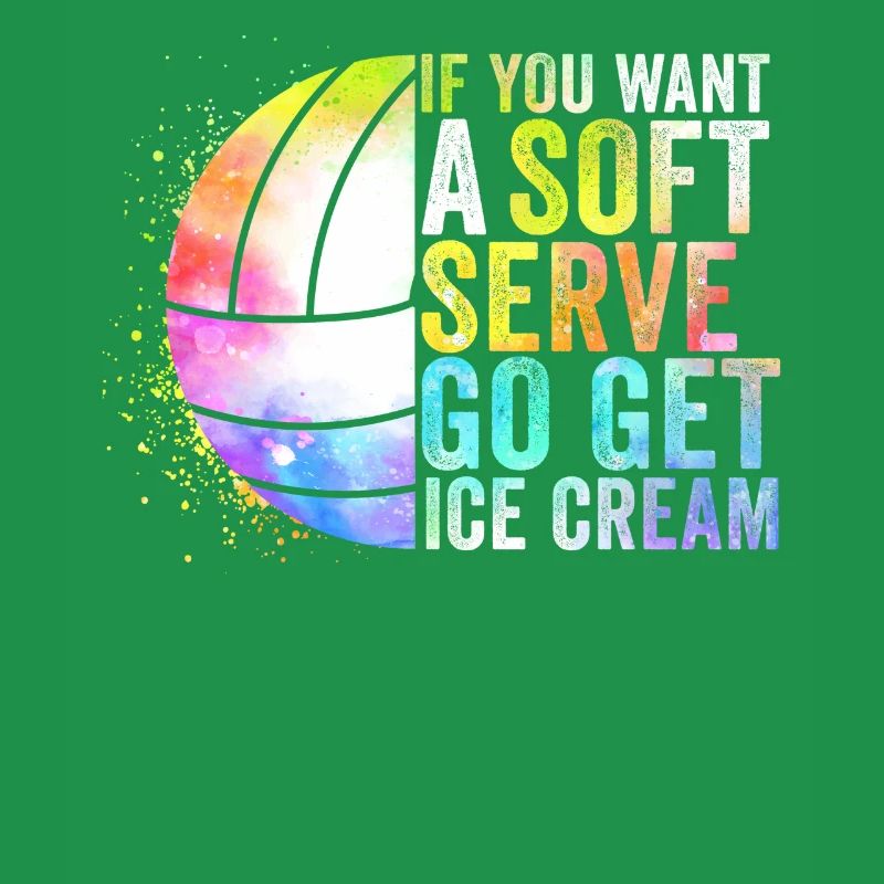 Wenn Sie ein Softeis wollen, holen Sie sich Eis