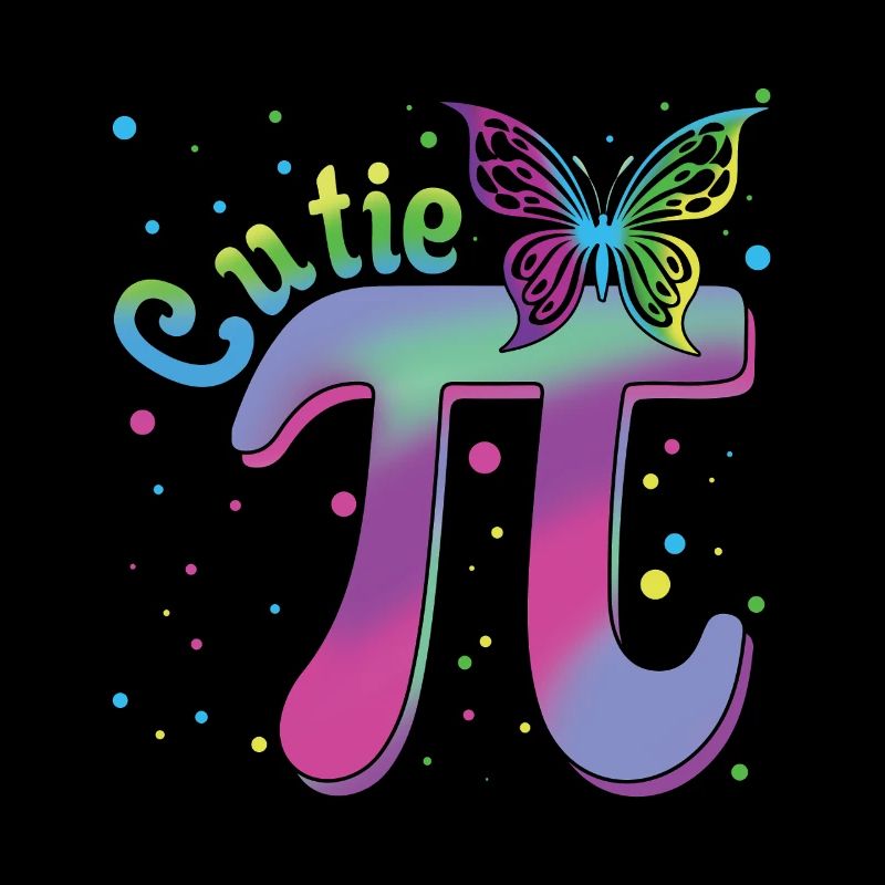 Cutie Pi Day for Math Fans with Butterfly