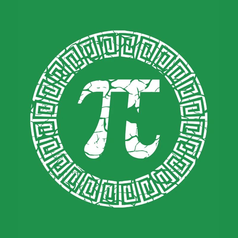 Pi Tag Ancient Greek Pattern Design