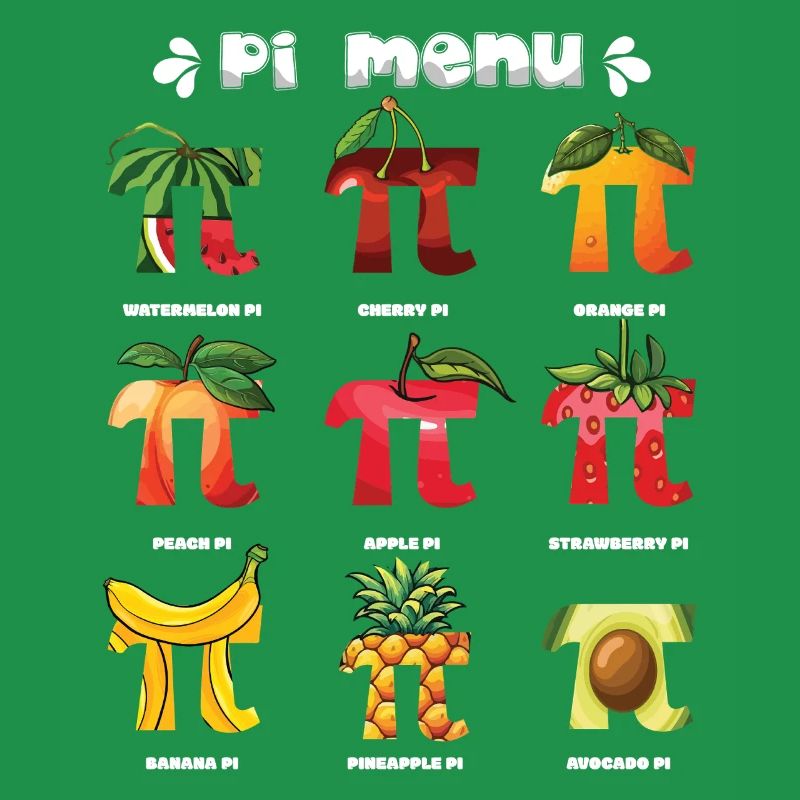 Pi Menu Fruit Friends Pi Day Fun