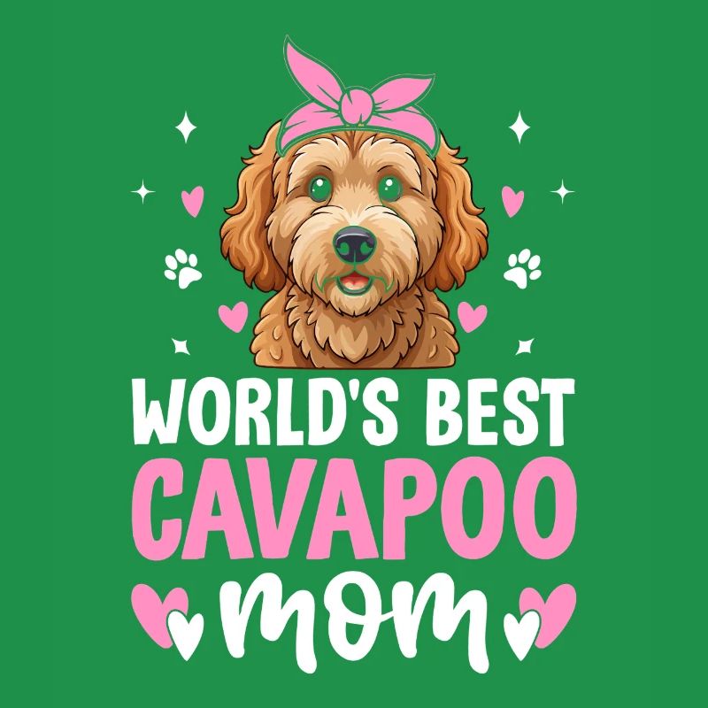 Cavapoo Mama Wertschätzung Cavadoodle Lustiger Hund