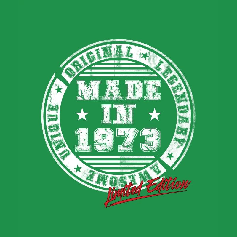 Retro Patch Vintage 1973 Birthday Gift