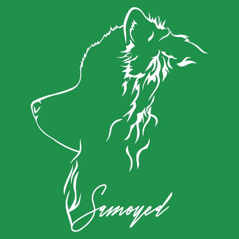 SAMOYED Profil Hunde Hund Wilsigns