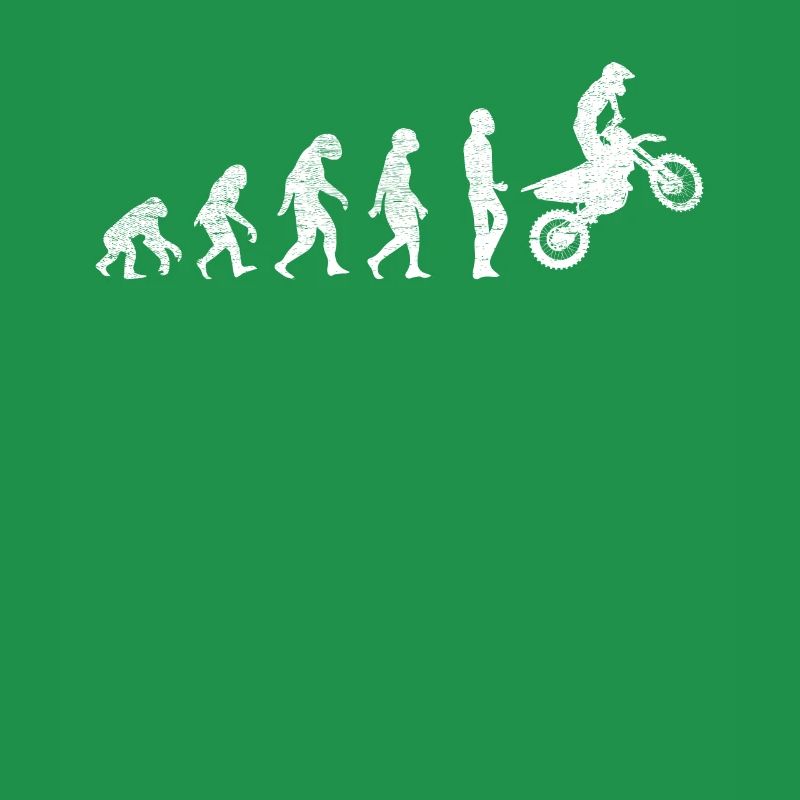 Motocross Evolution Motorcycle Biker Gift