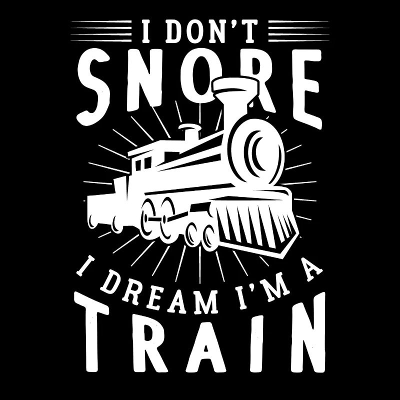 Zugführer Zug Lokomotive Eisenbahn schnarchen