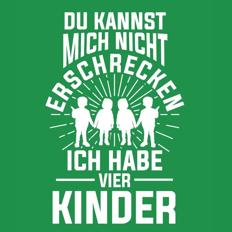 Vier Kinder Vater Papa Mutter Mama Eltern Geschenk