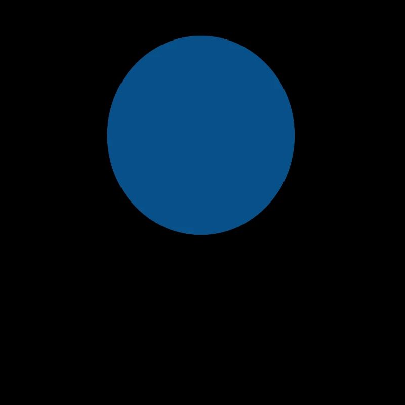 Circle in blue