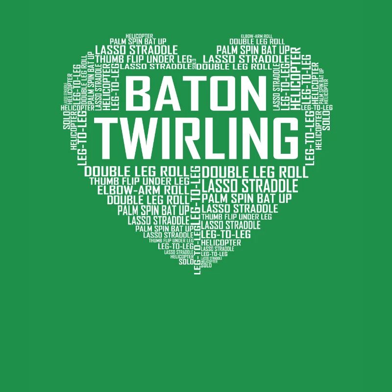 Baton Twirling - Herz