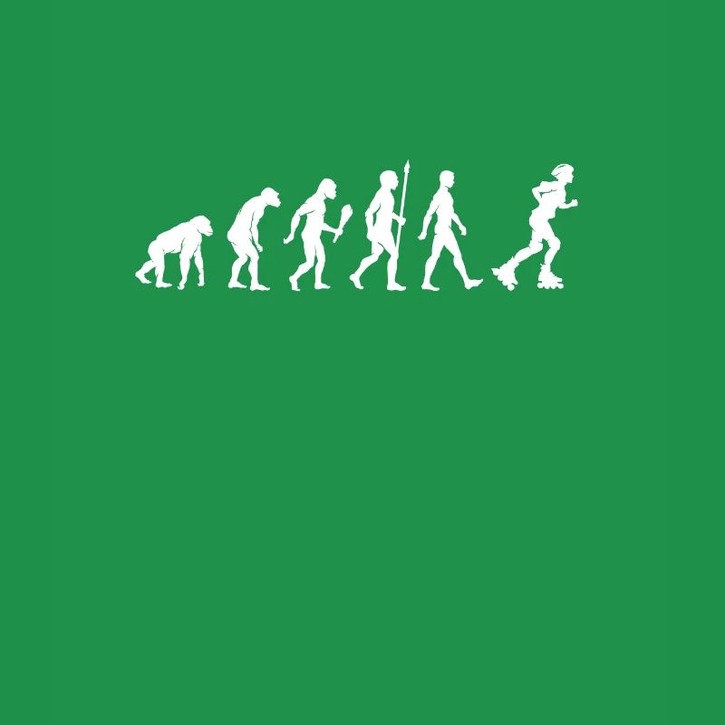 Inline Skating Evolution Skater Geschenkidee
