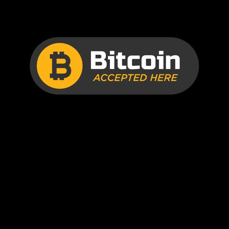 Bitcoin accepted here Bitcoin-Logo Crypto BTC