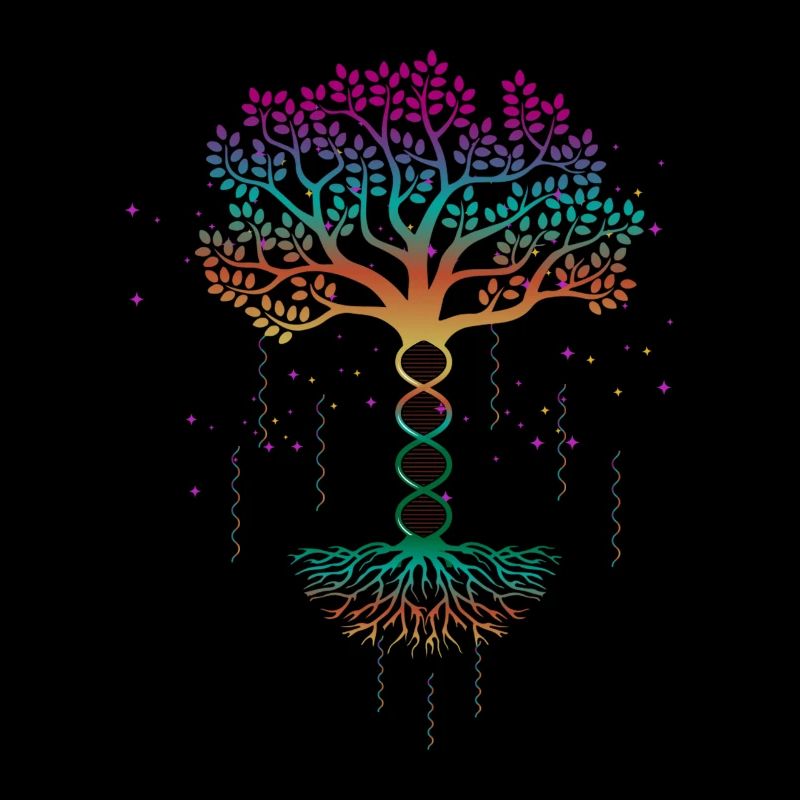 Lebensbaum, Lebensbaum Baum des lebens, Genetik,