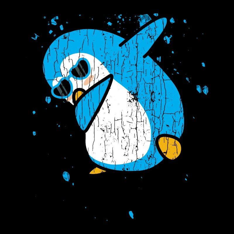 Dabbing Penguin Cool Motif