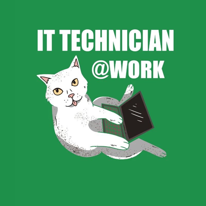 IT technicien de chat programmeur Techie